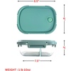 image:imageNeoflam 12Pieces Airtight Kitchen Storage with Lid Oval Bento Glass Food Container with Vent Microwave Meal Prep Canister Dishwasher and Oven Safe 39oz  12 Liter  48 cups37oz