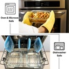 image:imageNeoflam 12Pieces Airtight Kitchen Storage with Lid Oval Bento Glass Food Container with Vent Microwave Meal Prep Canister Dishwasher and Oven Safe 39oz  12 Liter  48 cups39oz