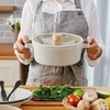image:imageFIKA Kitchen Essential 8Piece Cookware Set Nonstick Ceramic Coating Pan BBQ Grill Pot with Lid Induction Made in Korea