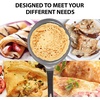 image:imageCrepe pan Neoflam Ceramic Nonstick pan 10 inch Bakelite Handle Tawa pan Griddle Pancake Maker Skillet Omelette Tortilla Roti Naan Dosa Lightweight PFOA free BlueBerry Blue