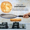 image:imageCrepe pan Neoflam Ceramic Nonstick pan 10 inch Bakelite Handle Tawa pan Griddle Pancake Maker Skillet Omelette Tortilla Roti Naan Dosa Lightweight PFOA free BlueBerry Blue