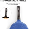 image:imageCrepe pan Neoflam Ceramic Nonstick pan 10 inch Bakelite Handle Tawa pan Griddle Pancake Maker Skillet Omelette Tortilla Roti Naan Dosa Lightweight PFOA free BlueBerry Blue
