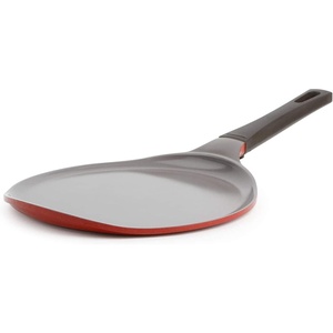 image:imageCrepe pan Neoflam Ceramic Nonstick pan 10 inch Bakelite Handle Tawa pan Griddle Pancake Maker Skillet Omelette Tortilla Roti Naan Dosa Lightweight PFOA free BlueChili Pepper Red