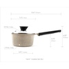 image:imageNeoflam Venn 2QT Saucepan with Lid  7 Ceramic Coated Sauce Pot for Milk Melting Boiling and Warming Healthy Cooking Cookware with StayCool Handle Dishwasher Safe Made in Korea