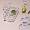 image:imageNeoflam 6 Set FIKA One Borosilicate Glass Food Container with Lid Microwave Oven Dishwasher Safe Stylish Home Deco Modern Kitchen Storage SET44 oz 2Pack