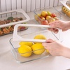 image:imageNeoflam 6 Set FIKA One Borosilicate Glass Food Container with Lid Microwave Oven Dishwasher Safe Stylish Home Deco Modern Kitchen Storage SETAssorted 6Pack