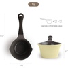 image:imageNeoflam 1qt Saucepan Butter Warmer Milk BoilingMelting Pot Ecolon Healthy Ceramic Nonstick Coating PFOAfree 2 Pour Spouts Lightweight Dishwasher Safe Yellow