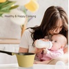 image:imageNeoflam 1qt Saucepan Butter Warmer Milk BoilingMelting Pot Ecolon Healthy Ceramic Nonstick Coating PFOAfree 2 Pour Spouts Lightweight Dishwasher Safe Yellow