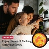 image:imageNeoflam MyPan 95 Ceramic Nonstick Frying Pan with Detachable Handle Frying Pan for Fish Skillet Saute Grill StirFry Cake PFOAFree Oven Safe Dishwasher Safe Red Ruby8 Fry Pan