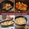 image:imageNeoflam MyPan 95 Ceramic Nonstick Frying Pan with Detachable Handle Frying Pan for Fish Skillet Saute Grill StirFry Cake PFOAFree Oven Safe Dishwasher Safe Red Ruby11 Chefs Wok