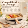 image:imageNeoflam FIKA Ceramic Nonstick Brunch Pan with Glass Lid Made in Korea